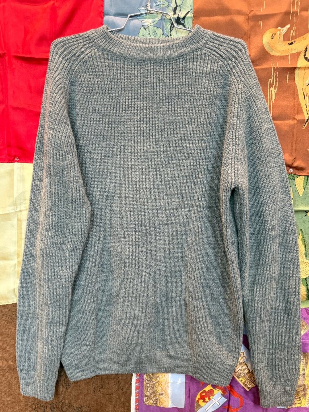 Patagonia Size XL Grey, Vintage Ribbed Crewneck Sweater Polypropylene Wool